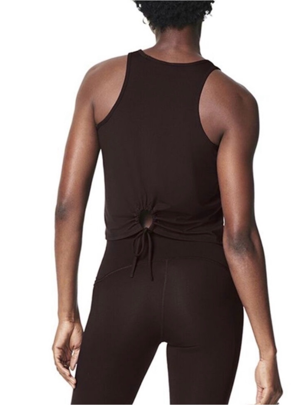 Spanx® Womens  Butter Keyhole Tank, Brown XS